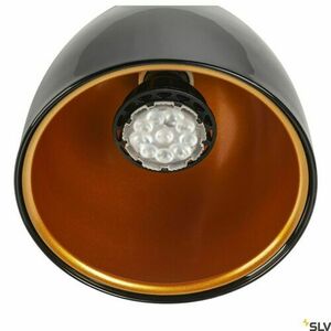 Spot pe șină SLV PARA CONE 14 negru/auriu 25W 3 faze 1002876 small 1