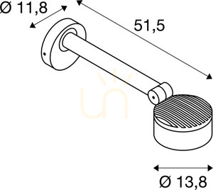 Aplică exterior SLV ESKINA antracit 14,5W 1000lm IP65 1002905 small 6