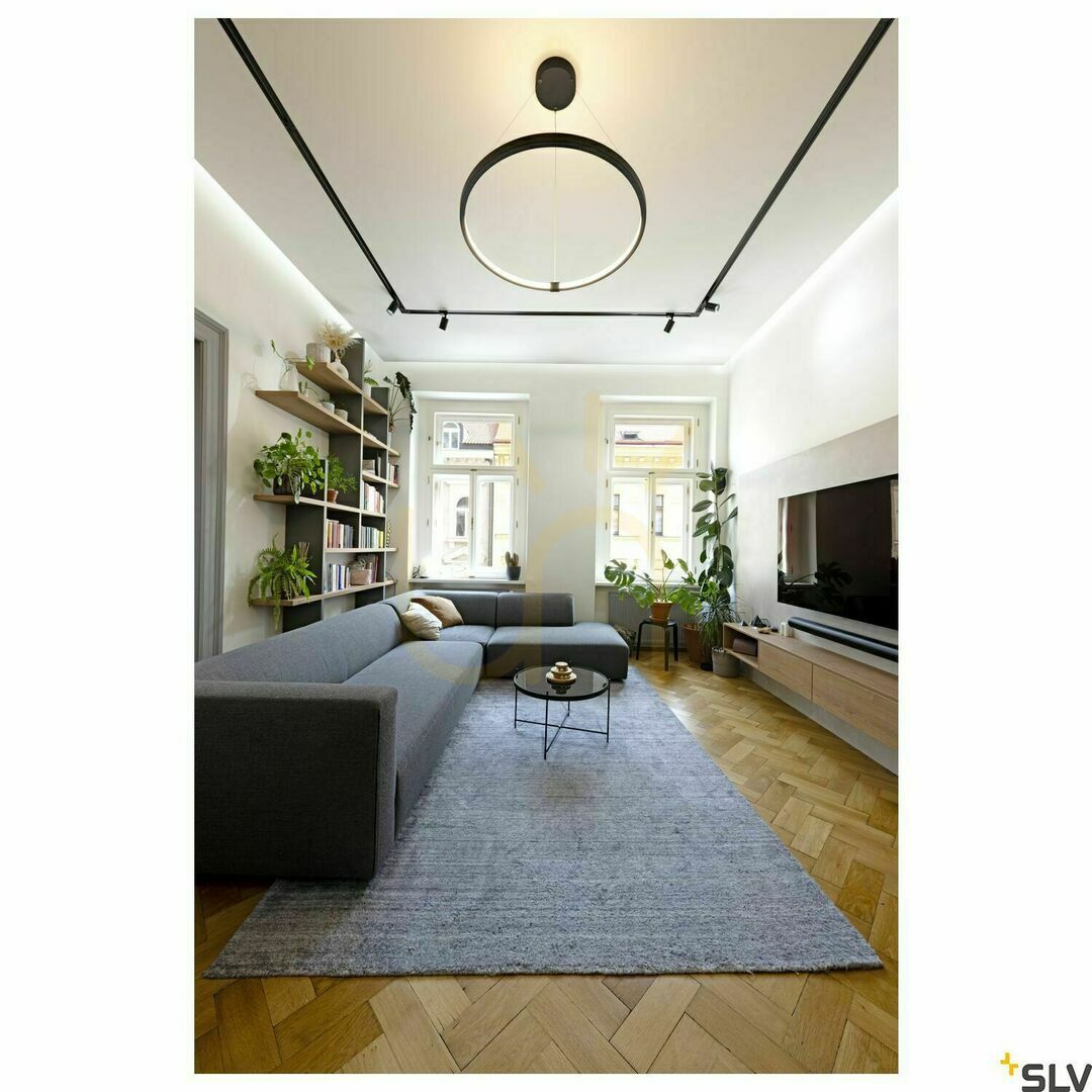 Afişa Lampă suspendată LED SLV ONE 60 DALI negru 24W 3000/4000K 1002909 Lampă suspendată LED SLV ONE 60 DALI negru 24W 3000/4000K 1002909
