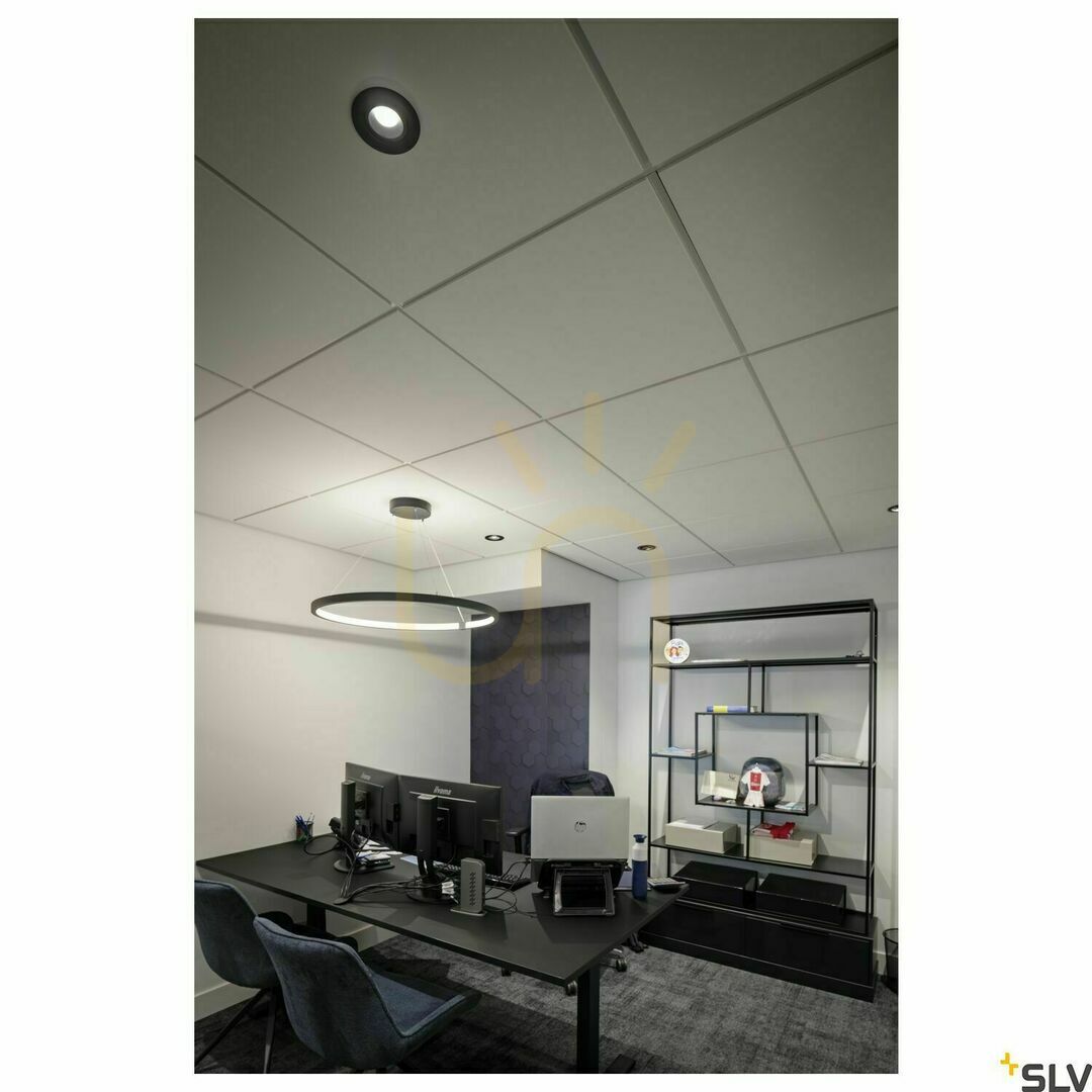 Verifica Lampă suspendată LED SLV ONE 60 DALI negru 24W 3000/4000K 1002909 Lampă suspendată LED SLV ONE 60 DALI negru 24W 3000/4000K 1002909