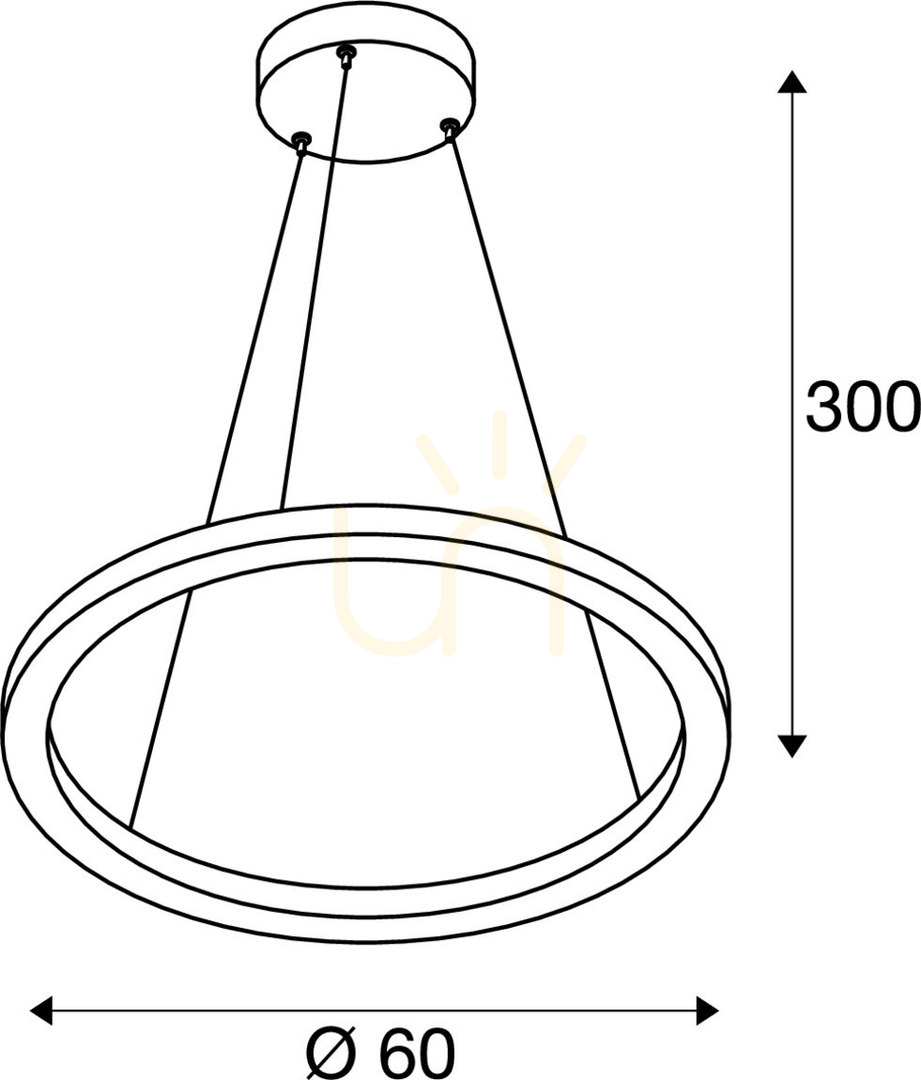 Vedere Lampă suspendată LED SLV ONE 60 DALI negru 24W 3000/4000K 1002909 Lampă suspendată LED SLV ONE 60 DALI negru 24W 3000/4000K 1002909