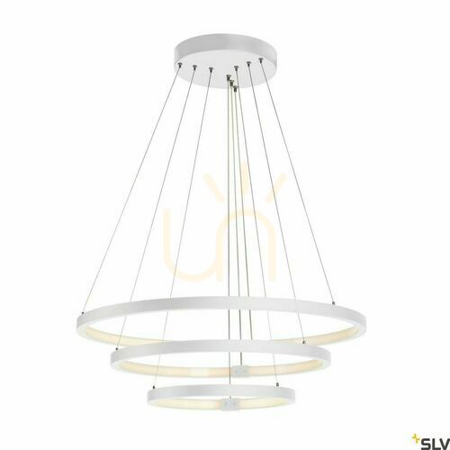 Verifica Lampă suspendată SLV ONE TRIPLE DALI albă 64W Ø80 cm LED 3000/4000K 1002914