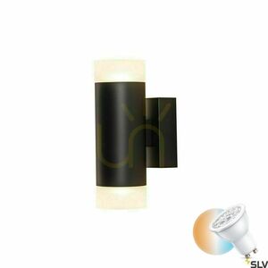 Lampă de perete SLV ASTINA Up/Down negru GU10 10W 1002933 small 0