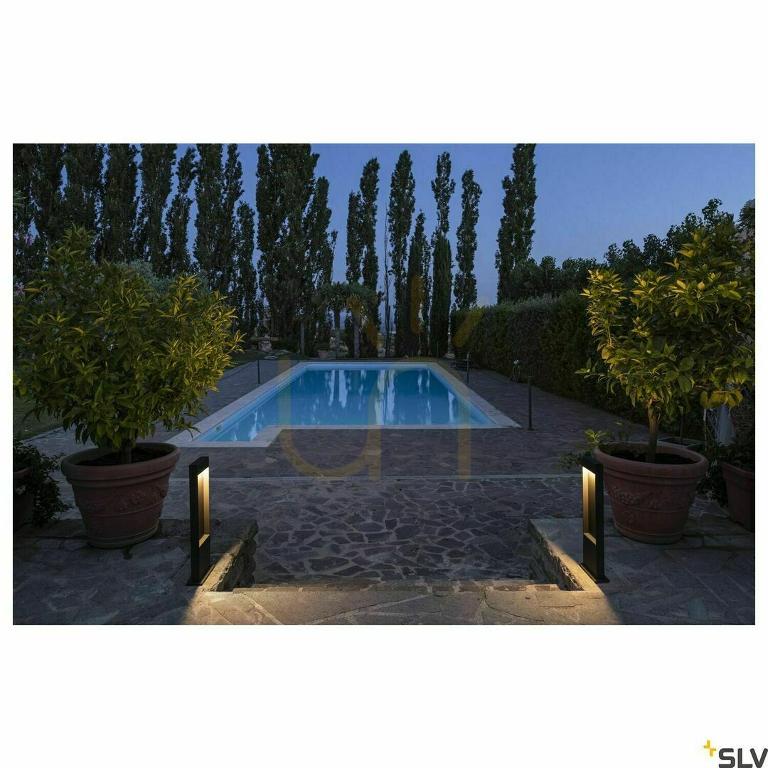 Afişa Lampă stâlp exterior SLV FLATT POLE 65 antracit IP65 LED 10W 1002956 Lampă stâlp exterior SLV FLATT POLE 65 antracit IP65 LED 10W 1002956