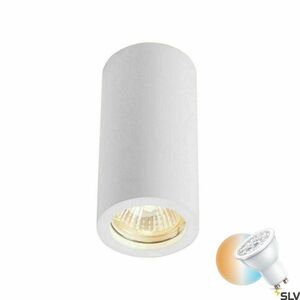 Corp de tavan aplicat SLV NAGY 75 QPAR51 1002965 ipsos alb GU10 Ø7,5 × 14 cm small 0
