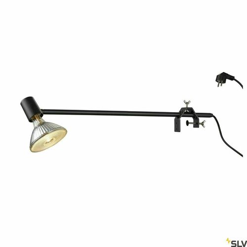 Verifica Spot iluminare tablou SLV Display E27 negru 18.5W 67,4 cm 1002985
