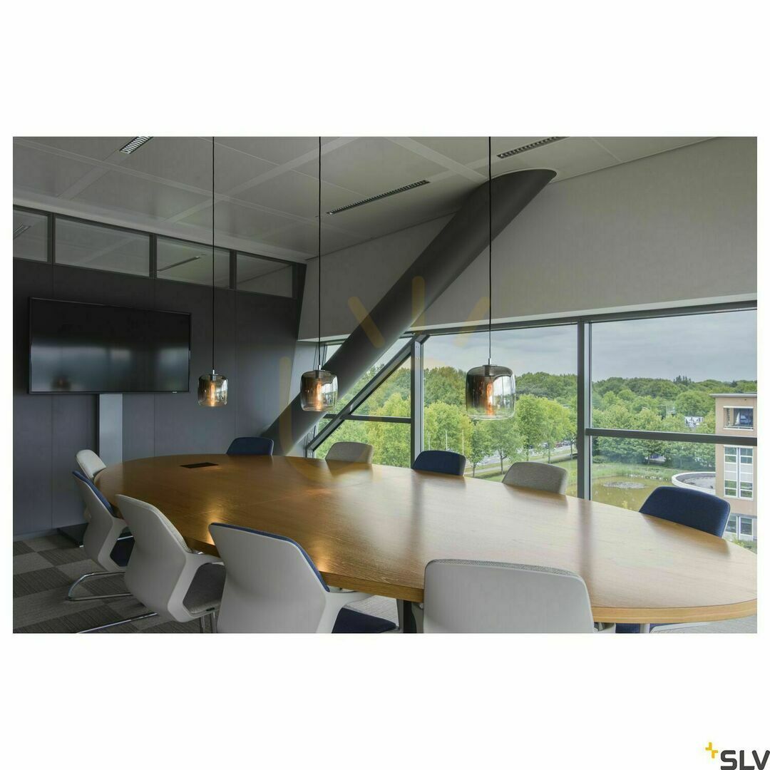 Afişa Lampă suspendată SLV PANTILO 20 crom sticlă 15W 1003004 Lampă suspendată SLV PANTILO 20 crom sticlă 15W 1003004
