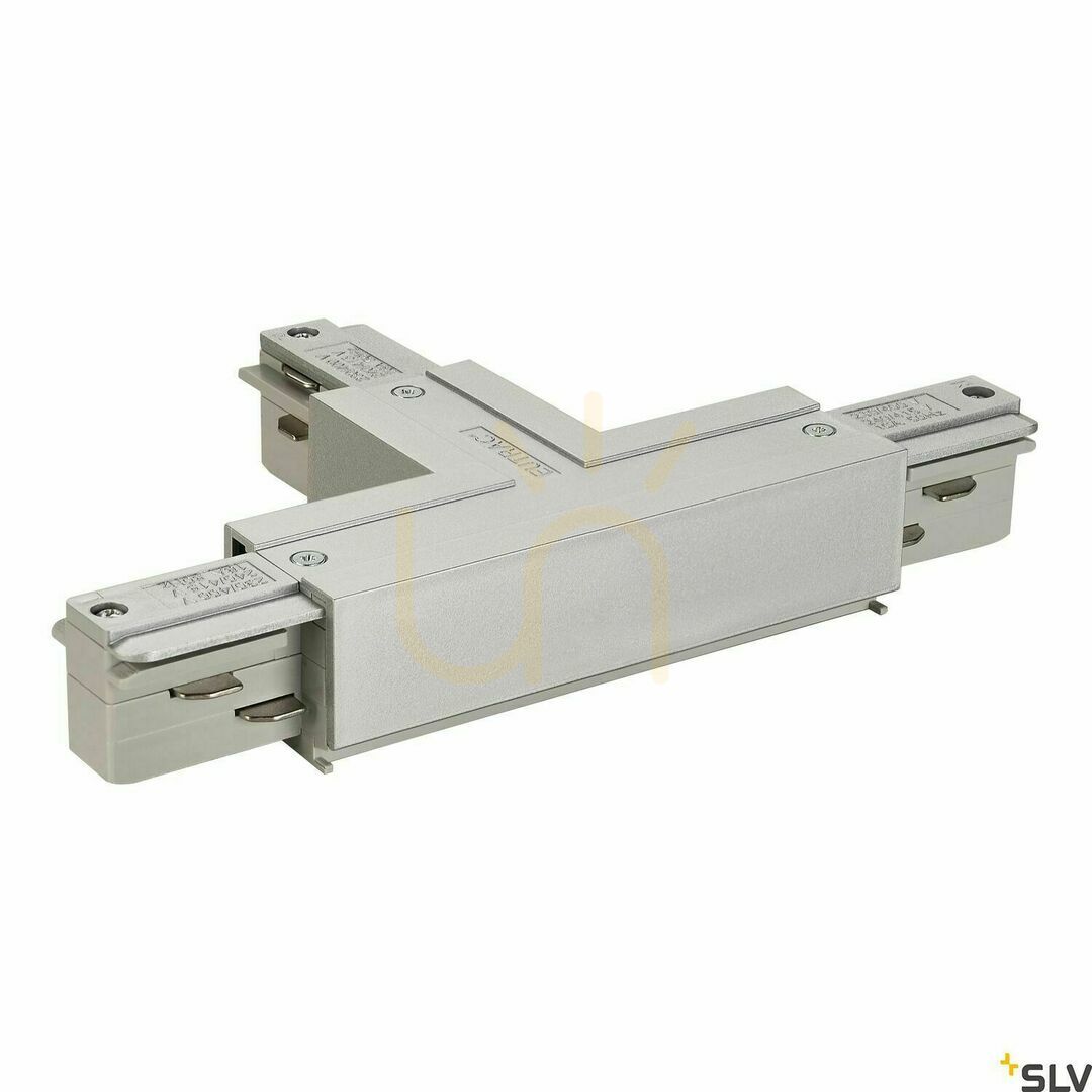 Verifica Conector T cu alimentare pentru sina trifazata SLV EUTRAC gri 145644 Conector T cu alimentare pentru sina trifazata SLV EUTRAC gri 145644