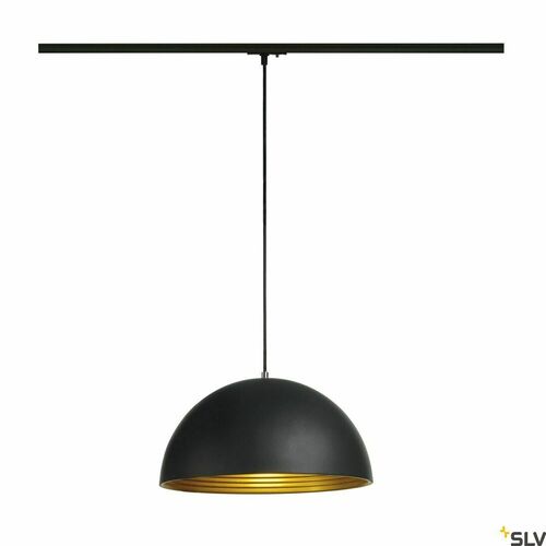 Verifica Lampa suspendata pentru sina SLV Forchini M negru-auriu E27 40 cm 143932