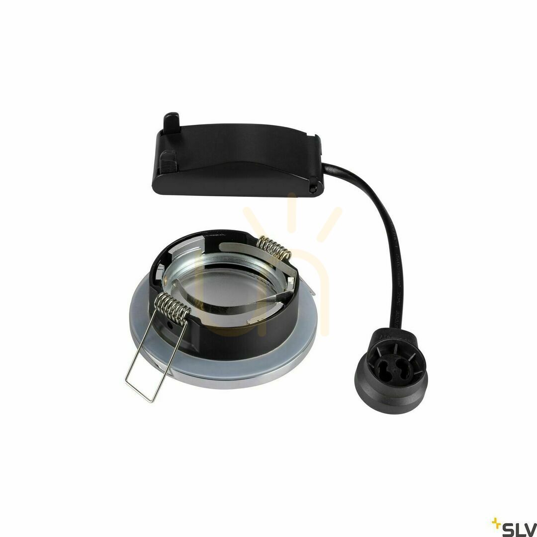 Vedere Spot exterior încastrat SLV DOLIX OUT GU10 crom IP44 50W 1001166 Spot exterior încastrat SLV DOLIX OUT GU10 crom IP44 50W 1001166