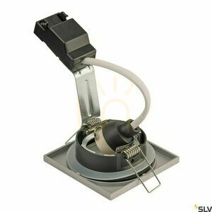 Spot incastrat exterior SLV DOLIX OUT GU10 gri transparent IP44 50W 1001171 small 1