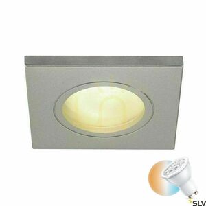 Spot incastrat exterior SLV DOLIX OUT GU10 gri transparent IP44 50W 1001171 small 0