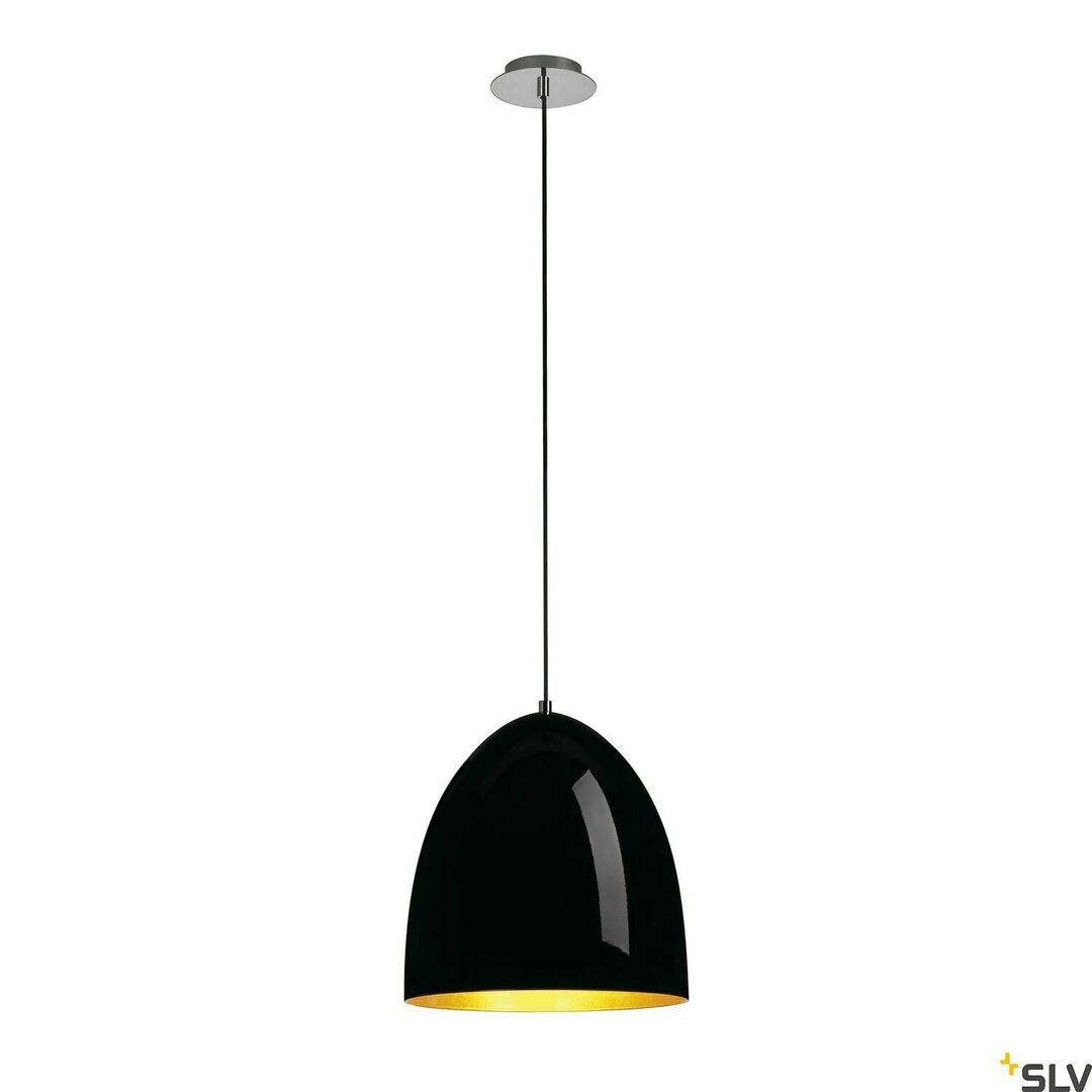 Verifica Lampă suspendată SLV PARA CONE 30 negru-auriu 60W Ø30 cm 133060 Lampă suspendată SLV PARA CONE 30 negru-auriu 60W Ø30 cm 133060