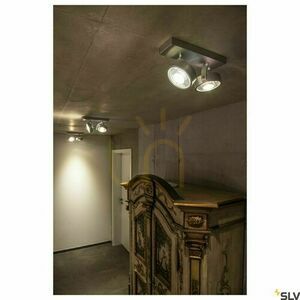Spot de perete și tavan SLV KALU 147316, aluminiu periat, 2 × GU10 QPAR111 small 3