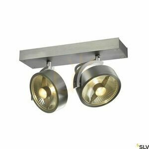 Spot de perete și tavan SLV KALU 147316, aluminiu periat, 2 × GU10 QPAR111 small 0