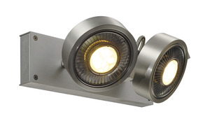 Spot de perete și tavan SLV KALU 147316, aluminiu periat, 2 × GU10 QPAR111 small 5