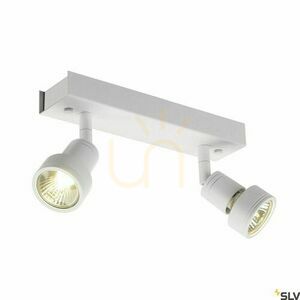 Spot aplicat tavan/perete SLV PURI 2 alb GU10 50W 147371 1 Spot aplicat tavan/perete SLV PURI 2 alb GU10 50W 147371 small 1