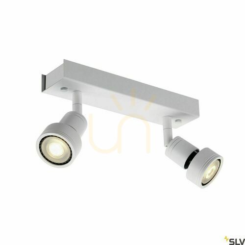 Verifica Spot aplicat tavan/perete SLV PURI 2 alb GU10 50W 147371