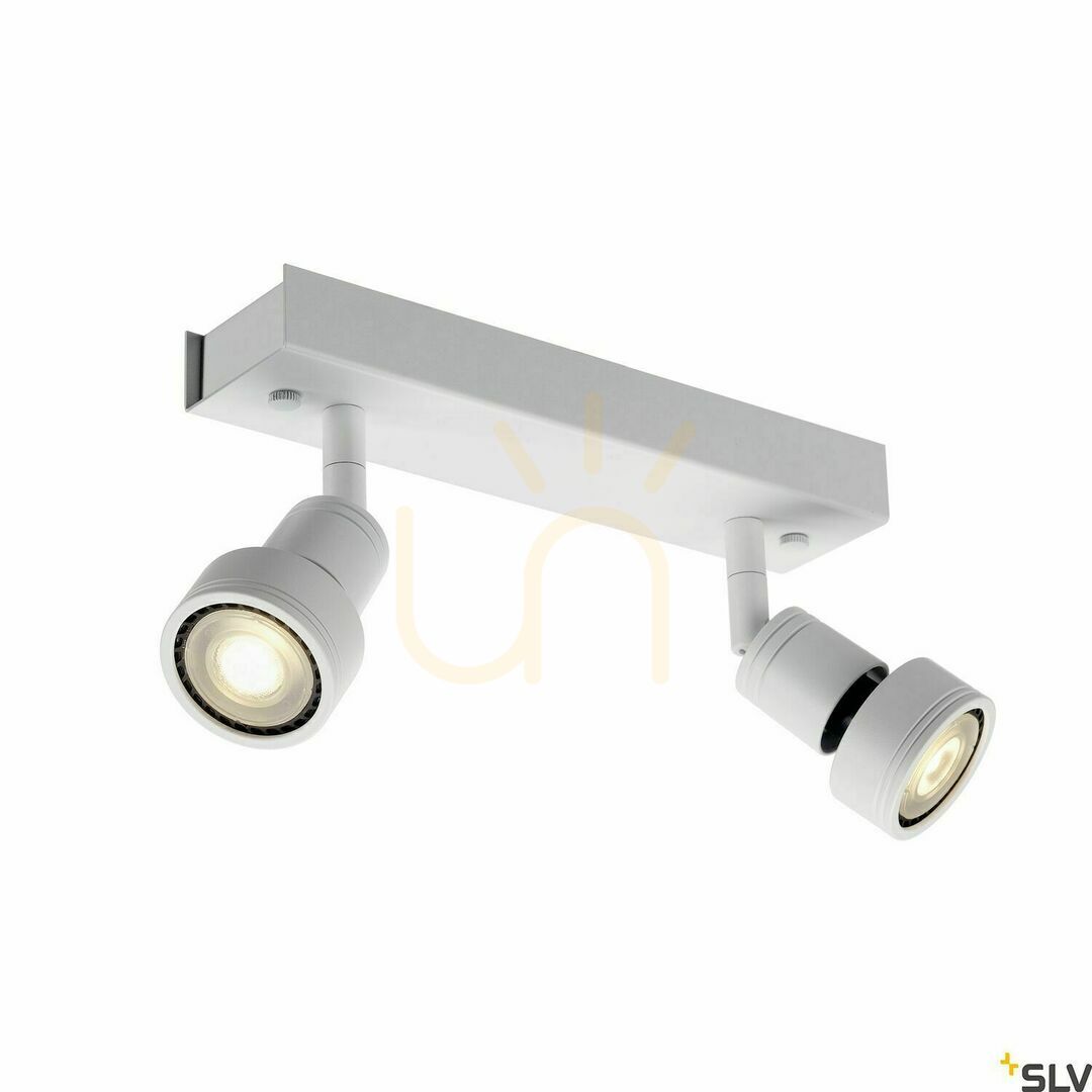 Verifica Spot aplicat tavan/perete SLV PURI 2 alb GU10 50W 147371 Spot aplicat tavan/perete SLV PURI 2 alb GU10 50W 147371