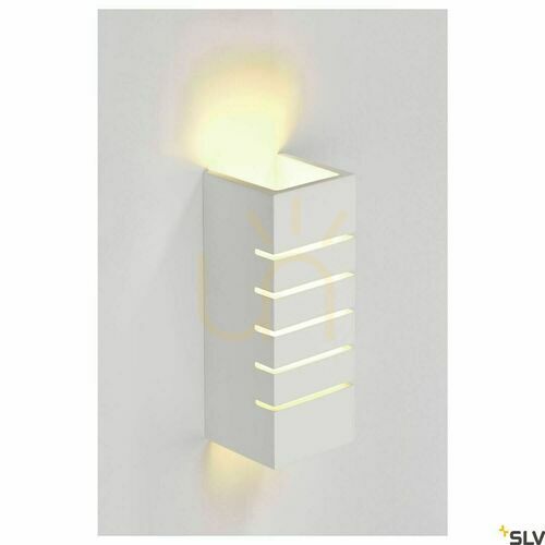 Verifica Lampă de perete SLV PLASTRA albă gips E14 40W 148010