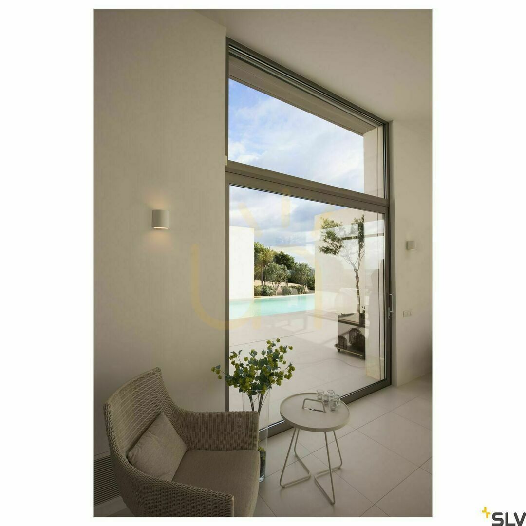 Afişa Lampă de perete SLV PLASTRA 104 alb gips G9 42W 148016 Lampă de perete SLV PLASTRA 104 alb gips G9 42W 148016