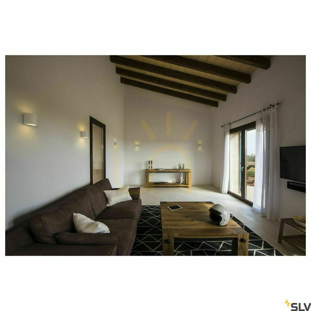 Spectacol Lampă de perete SLV PLASTRA 104 alb gips G9 42W 148016 Lampă de perete SLV PLASTRA 104 alb gips G9 42W 148016