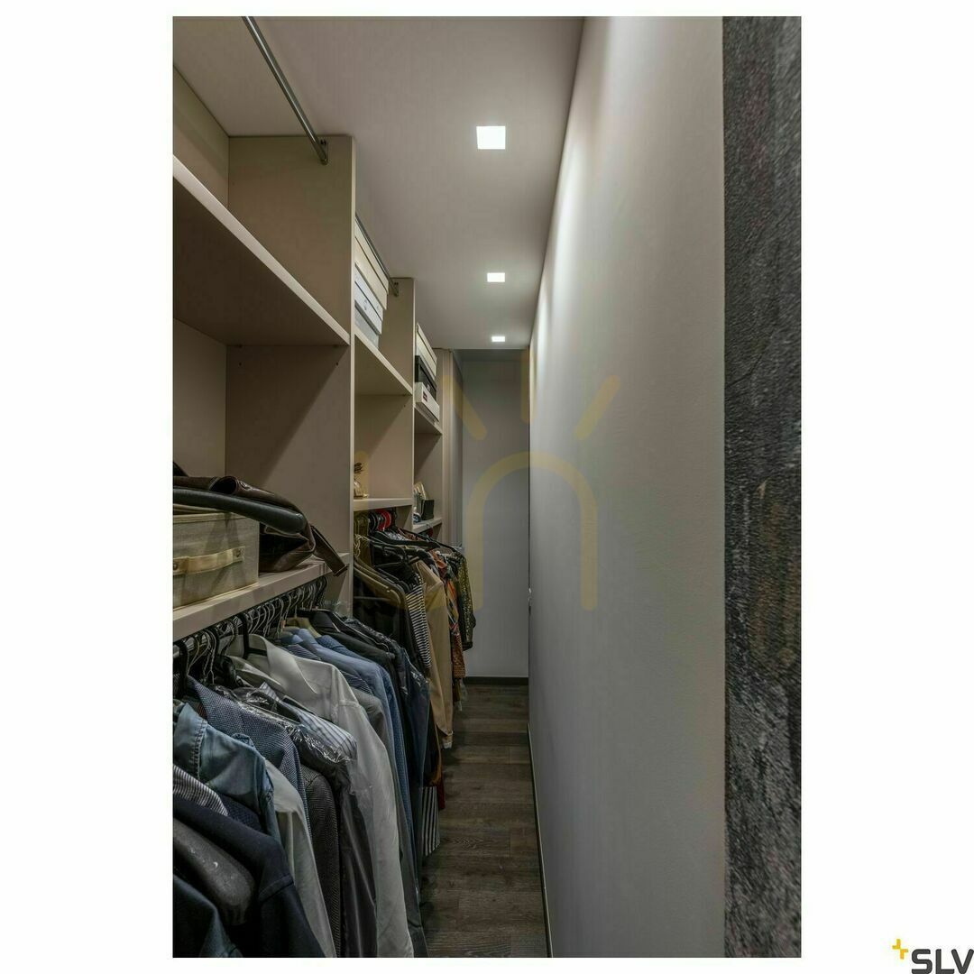 Afişa Spot încastrat SLV PLASTRA alb gips GU10 35W 148071 Spot încastrat SLV PLASTRA alb gips GU10 35W 148071