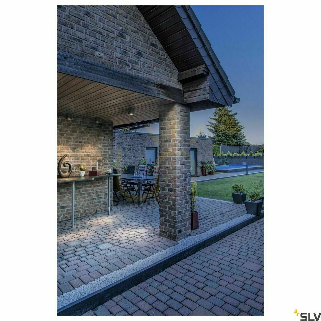 Afişa Plafonieră exterior SLV ENOLA Square M antracit 11W IP65 CCT 1003421 Plafonieră exterior SLV ENOLA Square M antracit 11W IP65 CCT 1003421