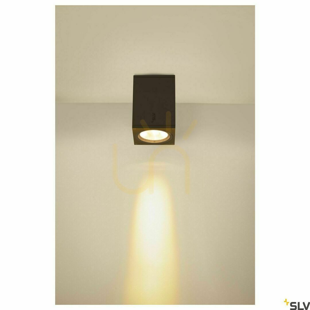 Spectacol Plafonieră exterior SLV ENOLA Square M antracit 11W IP65 CCT 1003421 Plafonieră exterior SLV ENOLA Square M antracit 11W IP65 CCT 1003421