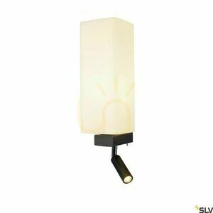 Aplica perete SLV QUADRASS SPOT negru 2W 3000K E27 LED 1003428 small 1