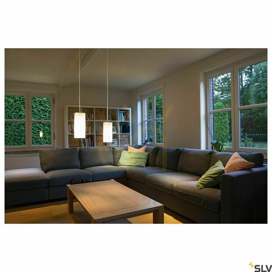 Afişa Lampă suspendată SLV QUADRASS crom/sticlă opal E27 40W 1003432 Lampă suspendată SLV QUADRASS crom/sticlă opal E27 40W 1003432