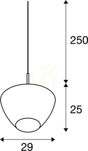 Lampă suspendată SLV PANTILO CONVEX 29 crom sticlă 40W 1003443 6 Lampă suspendată SLV PANTILO CONVEX 29 crom sticlă 40W 1003443 small 6