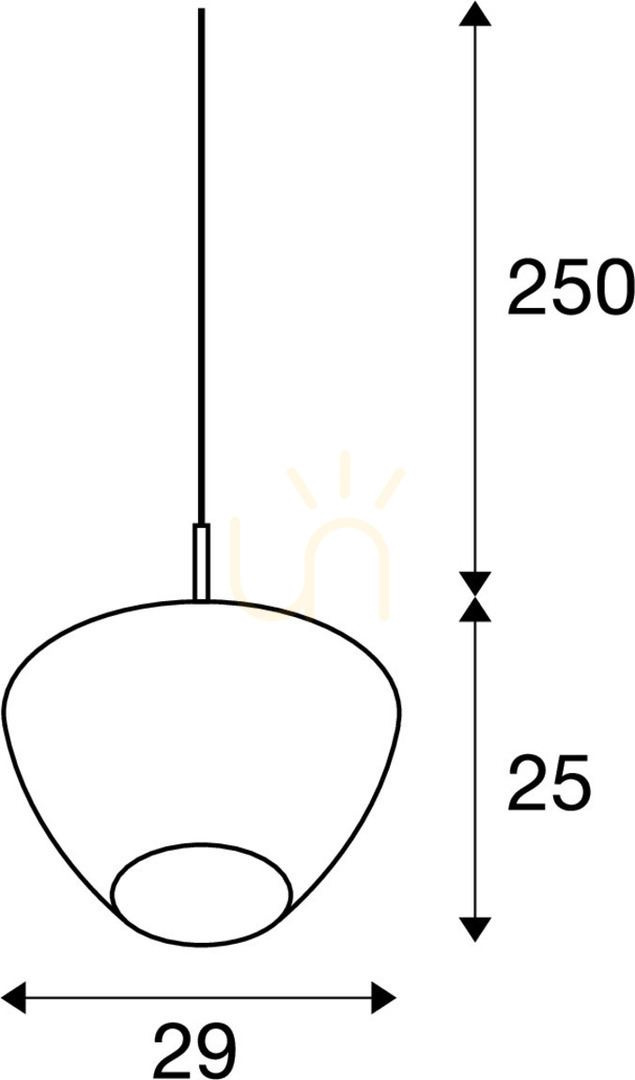 Vedere Lampă suspendată SLV PANTILO CONVEX 29 crom sticlă 40W 1003443 Lampă suspendată SLV PANTILO CONVEX 29 crom sticlă 40W 1003443