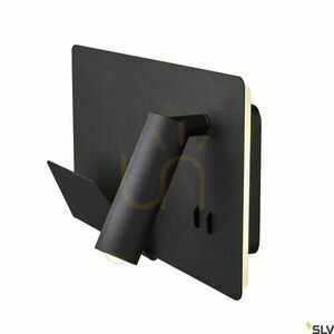 Aplica perete SLV SOMNILA negru LED 15W 3000K USB 1003455 small 1