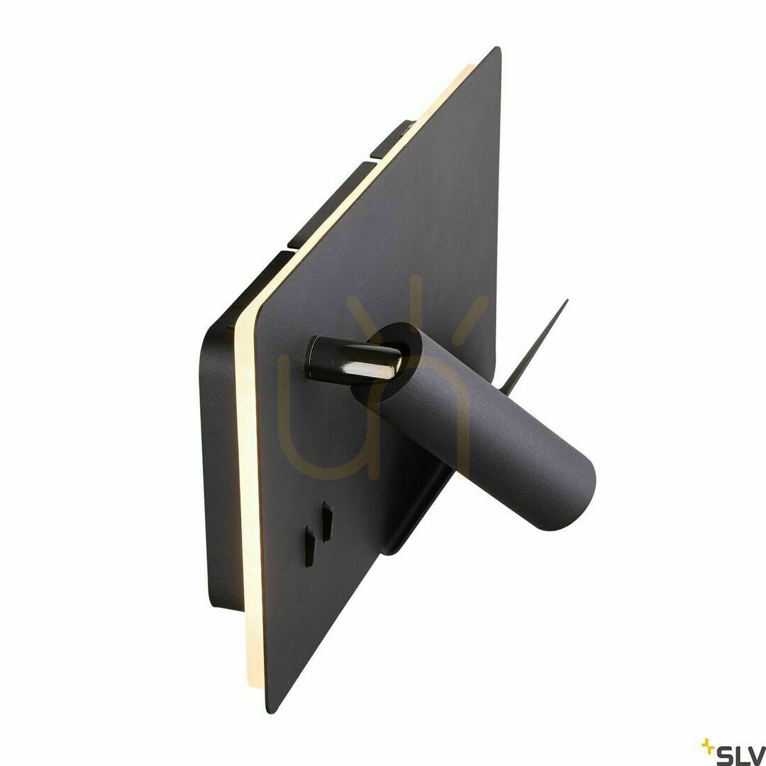 previzualizare Aplică perete LED SLV SOMNILA negru 15W 3000K USB 1003456 Aplică perete LED SLV SOMNILA negru 15W 3000K USB 1003456