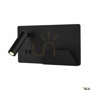 Aplică perete LED SLV SOMNILA negru 15W 3000K USB 1003456 0 Aplică perete LED SLV SOMNILA negru 15W 3000K USB 1003456 small 0