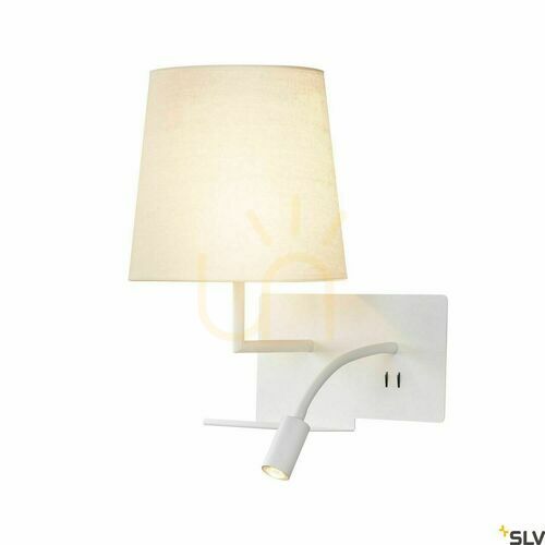 Verifica Aplica perete SLV SOMNILA FLEX alba LED 40W 3000K USB 1003459