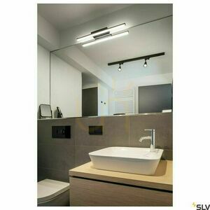 Aplică LED pentru oglindă SLV GLENOS II 60, neagră, 12 W, 3000/4000 K, 1003506 small 4