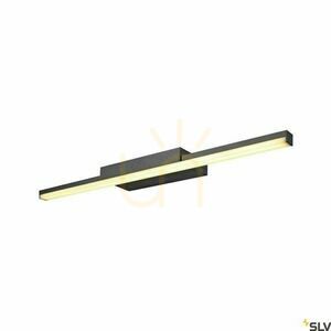 Aplică LED pentru oglindă SLV GLENOS II 60, neagră, 12 W, 3000/4000 K, 1003506 small 0