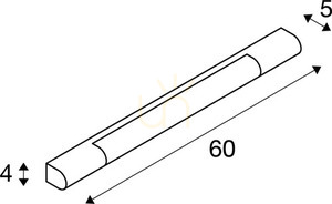 Aplică perete LED SLV TRUKKO 60 crom/alb 9.2W 3000K IP44 149762 small 4