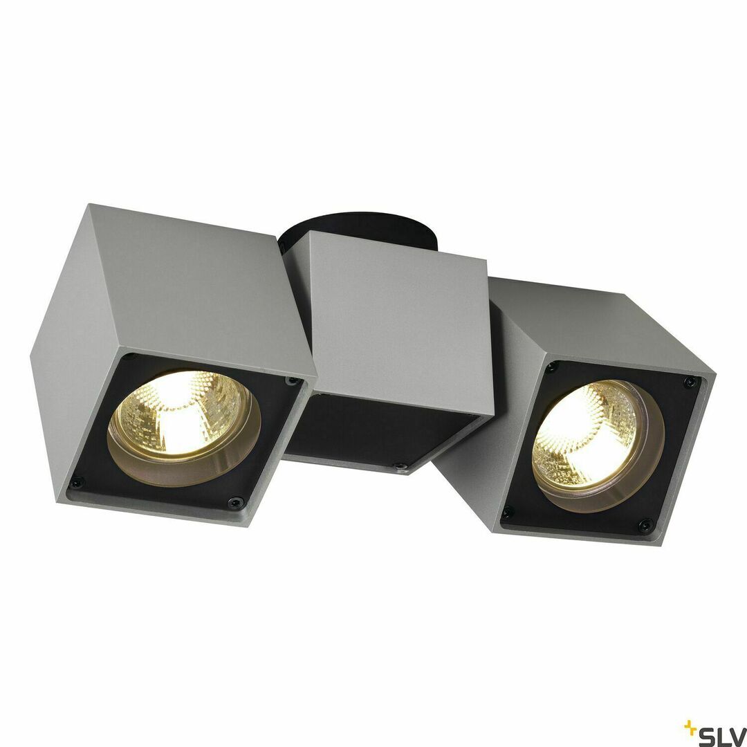 Afişa Plafonieră SLV ALTRA DICE cu 2 spoturi GU10 gri-negru 151534 Plafonieră SLV ALTRA DICE cu 2 spoturi GU10 gri-negru 151534