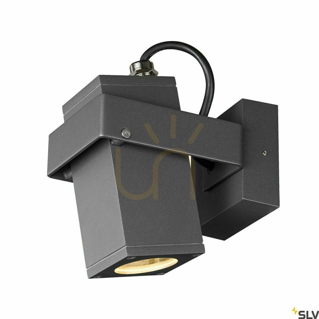 previzualizare Aplică perete exterior SLV THEO BRACKET antracit transparent IP65 7W 1004653 Aplică perete exterior SLV THEO BRACKET antracit transparent IP65 7W 1004653