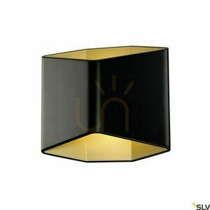 Aplica perete SLV CARISO WL-2 negru-auriu LED 9.2W 2700K 151710 0 Aplica perete SLV CARISO WL-2 negru-auriu LED 9.2W 2700K 151710 small 0