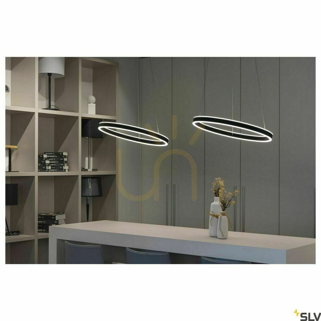 Afişa Lampă suspendată SLV ONE 60 DALI negru 25W 3000/4000K 1004761 Lampă suspendată SLV ONE 60 DALI negru 25W 3000/4000K 1004761