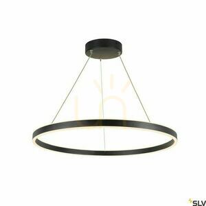 Lampă suspendată SLV ONE 80 PD DALI Up/Down, neagră, 34 W, 3000/4000 K, Ø80 cm, 1004763 small 0