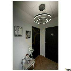 Lampă suspendată SLV ONE DOUBLE PD DALI negru 80 cm 55W 1004767 small 5