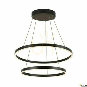 Lampă suspendată SLV ONE DOUBLE PD DALI negru 80 cm 55W 1004767 small 0