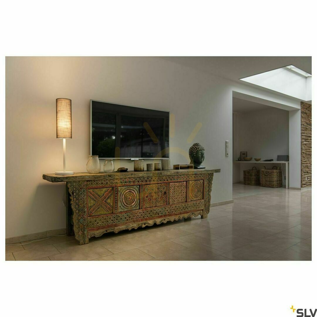 Spectacol Abajur SLV FENDA gri textil/oțel Ø15x40 cm 1004773 Abajur SLV FENDA gri textil/oțel Ø15x40 cm 1004773