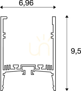 Profil LED SLV GRAZIA 60 alb aluminiu 150 cm 1004897 small 6