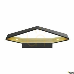 Aplică perete LED SLV CARISO WL-4 negru-auriu 21W dimabil 151740 1 Aplică perete LED SLV CARISO WL-4 negru-auriu 21W dimabil 151740 small 1